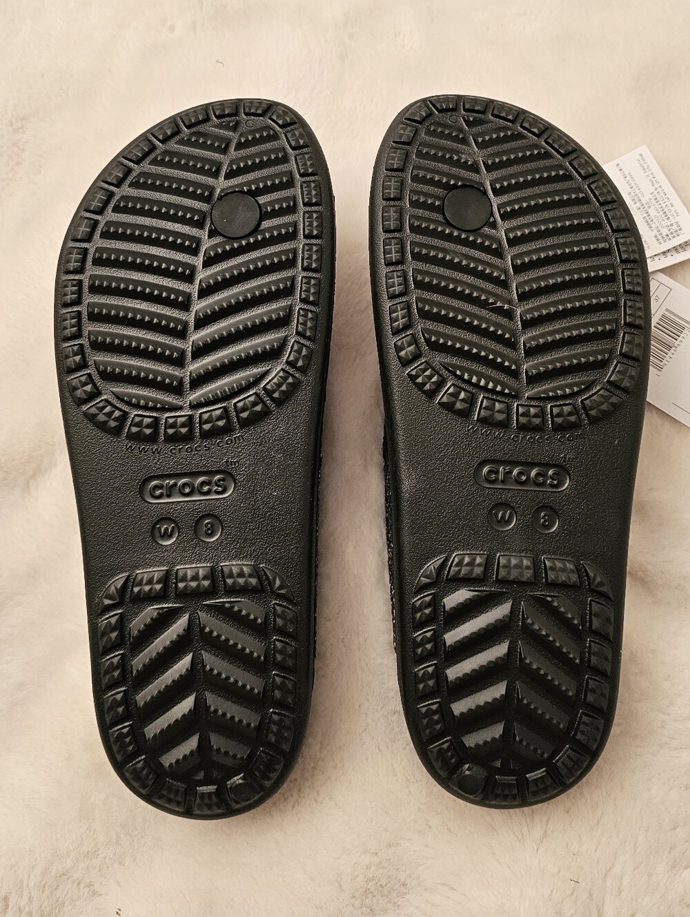 New Crocs Sloane Glitter Sandal Size 8 - Picture 7 of 9